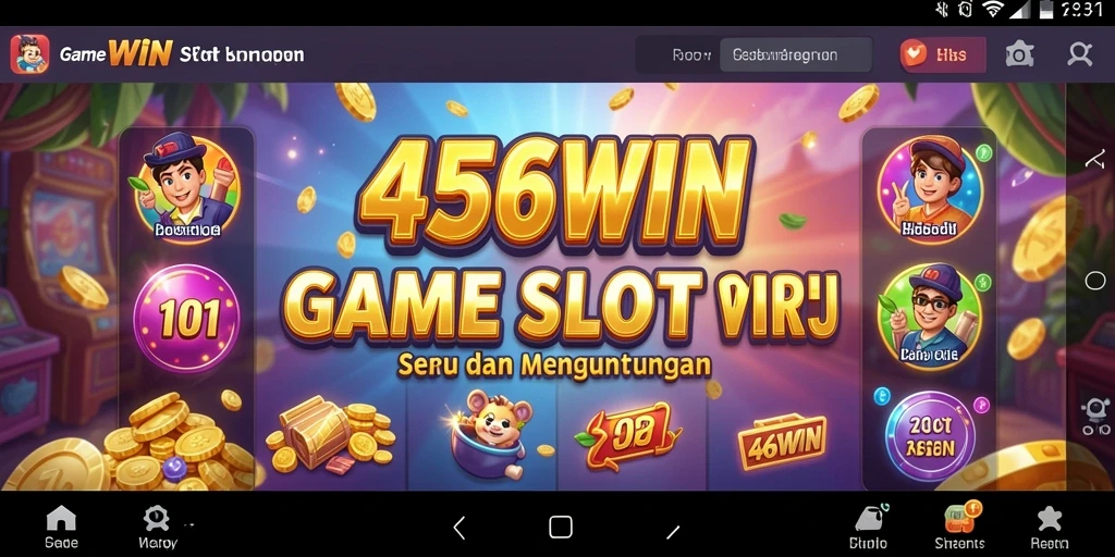 Screenshot menunjukkan gameplay mendebarkan dari 456WIN dengan berbagai tema Slot.