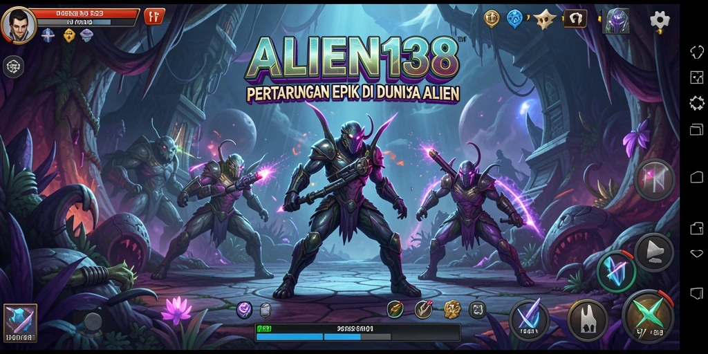 Gameplay intens ALIEN138 dengan pertarungan seru dan karakter unik.