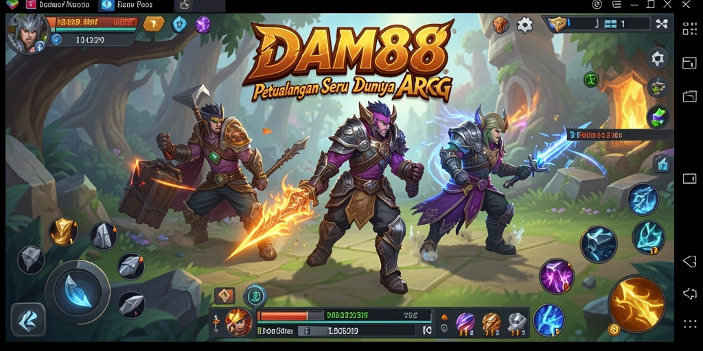 Gameplay seru dalam dunia petualangan ARPG.