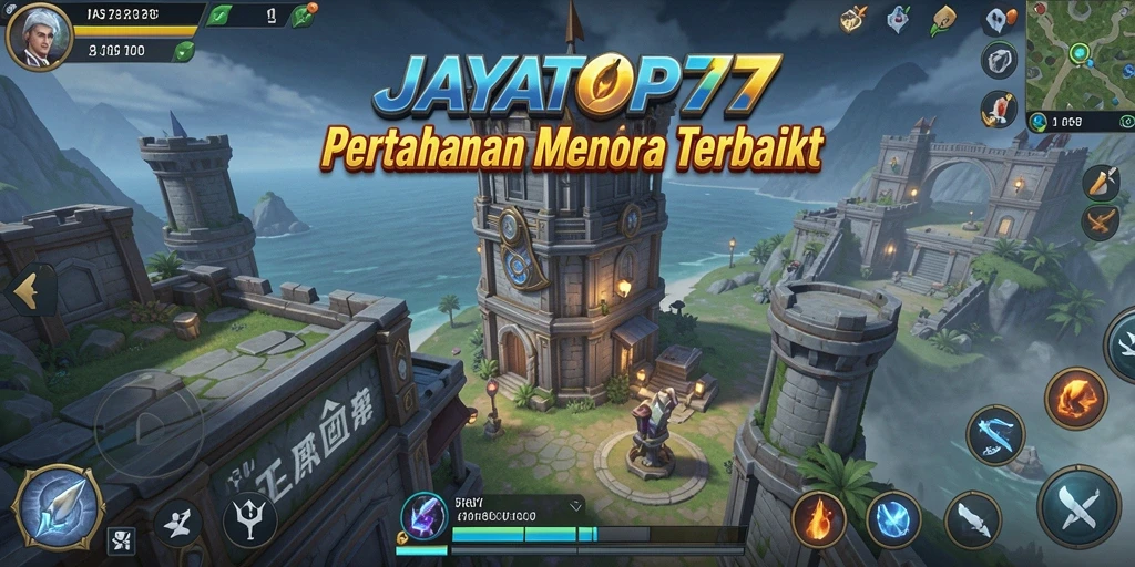 Tangkapan layar gameplay JAYATOP77 yang menampilkan strategi Tower Defense yang mendalam.