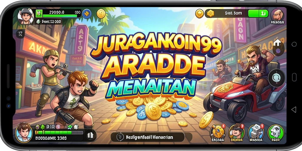 Screenshot menampilkan gameplay seru dalam JURAGANKOIN99