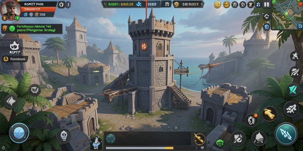 Tampilan gameplay KOPI77 yang penuh strategi dan aksi.