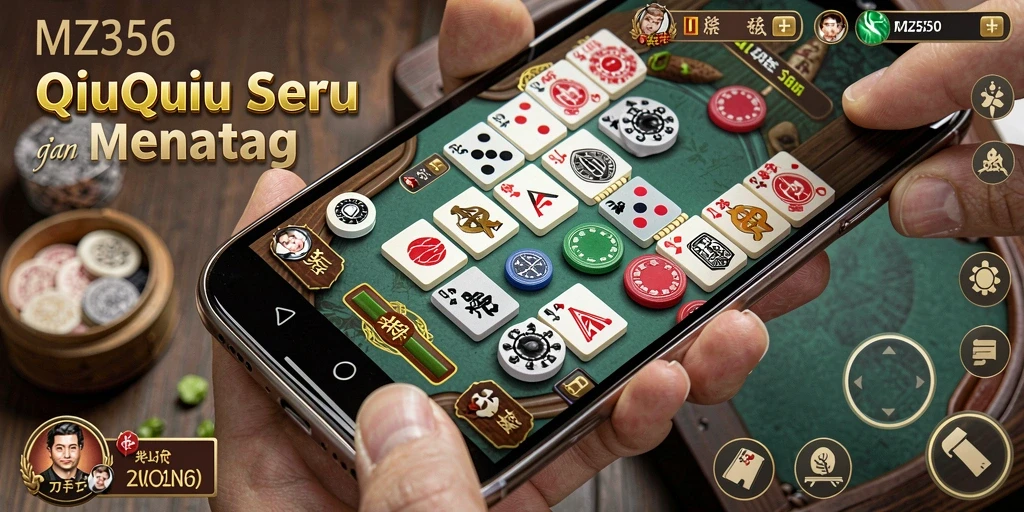 Screenshot MZ356 menunjukkan saat bermain QiuQiu yang mendebarkan.