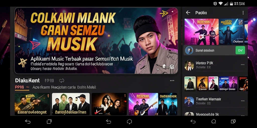 Tangkapan layar gameplay PP88 dengan tampilan antarmuka musik yang menarik.