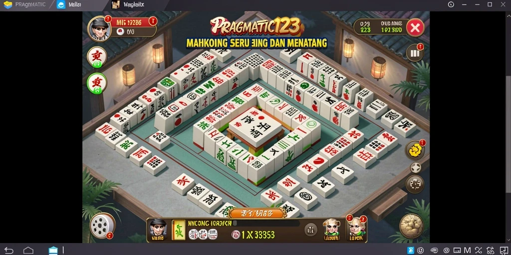 Tampilan seru dari gameplay PRAGMATIC123 yang menunjukkan aksi Mahjong.