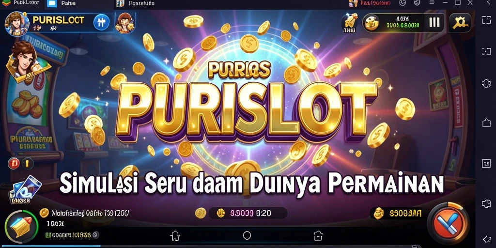Tangkapan layar gameplay PURISLOT yang menarik dan penuh aksi.