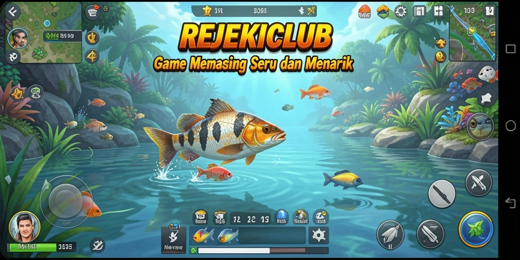 Tangkapan ikan yang menarik dalam gameplay REJEKICLUB.
