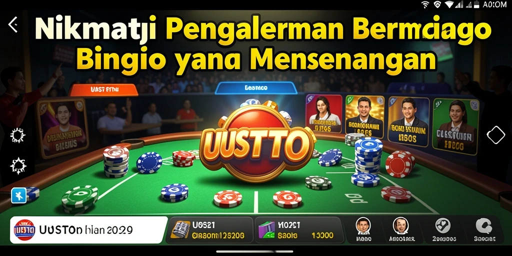 Tampilan gameplay UUSTOTO yang seru saat menarik angka Bingo.